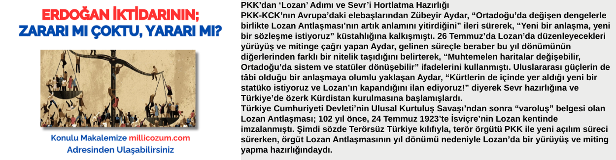 ERDOĞAN İKTİDARININ; ZARARI MI ÇOKTU, YARARI MI?